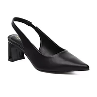Nicole By Nicole Miller Kelty Womens Pointed Closed Toe Block Heel Pumps