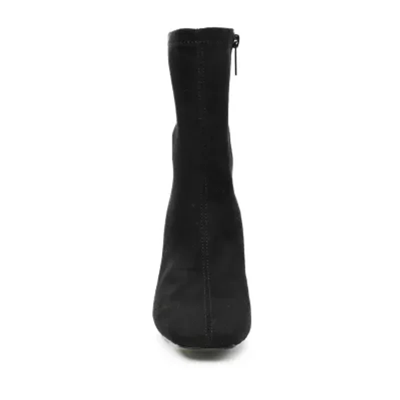 Nicole By Nicole Miller Womens Dolie Block Heel Booties