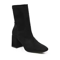 Nicole By Nicole Miller Womens Dolie Block Heel Booties