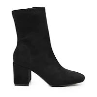 Nicole By Nicole Miller Womens Dolie Block Heel Booties