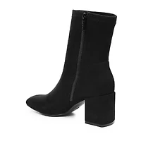 Nicole By Nicole Miller Womens Dolie Block Heel Booties