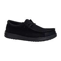 HEYDUDE Wally Work CE Mens Round Closed Toe Slip-On Shoe
