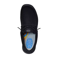 HEYDUDE Wally Work CE Mens Round Closed Toe Slip-On Shoe