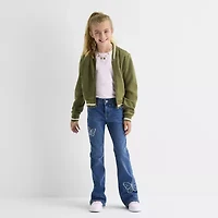 Thereabouts Little & Big Kid Girls Fleece Ultra Lightweight Bomber Jacket