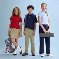 Thereabouts Little & Big Kid Girls Wide Leg Regular Fit Flat Front Pant