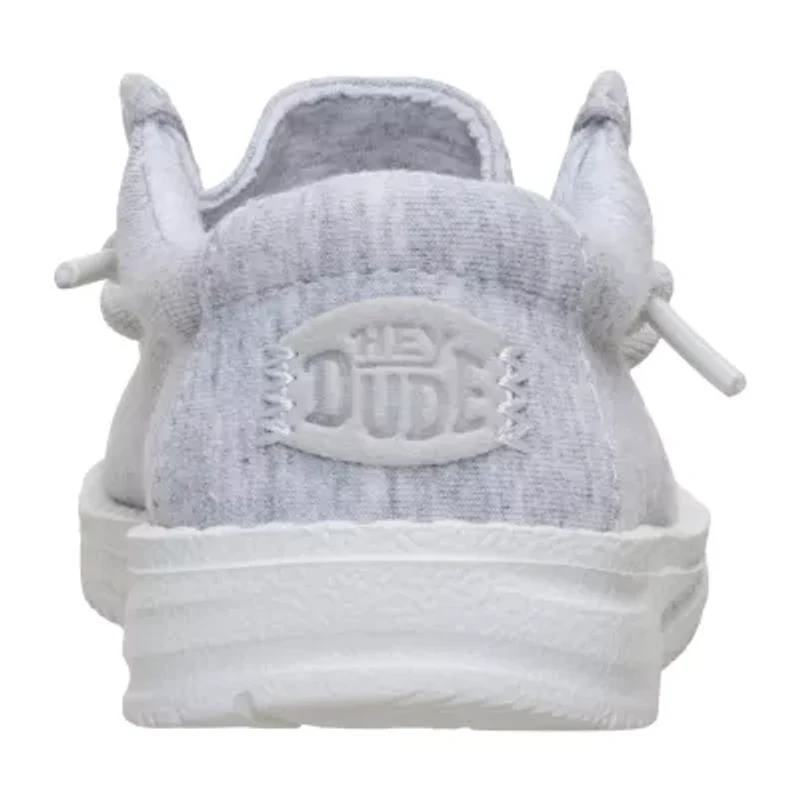 HEYDUDE Wally Stretch Jersey Toddler Boys Round Closed Toe Slip-On Shoe