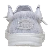 HEYDUDE Wally Stretch Jersey Toddler Boys Round Closed Toe Slip-On Shoe