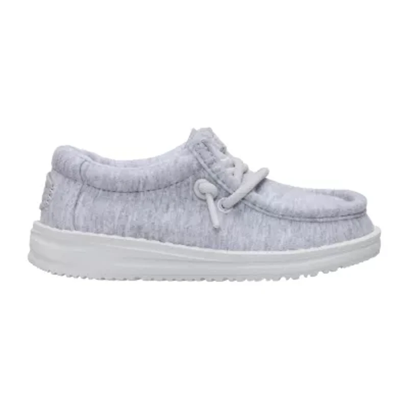 HEYDUDE Wally Stretch Jersey Toddler Boys Round Closed Toe Slip-On Shoe