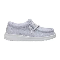 HEYDUDE Wally Stretch Jersey Toddler Boys Round Closed Toe Slip-On Shoe