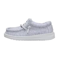 HEYDUDE Wally Stretch Jersey Toddler Boys Round Closed Toe Slip-On Shoe