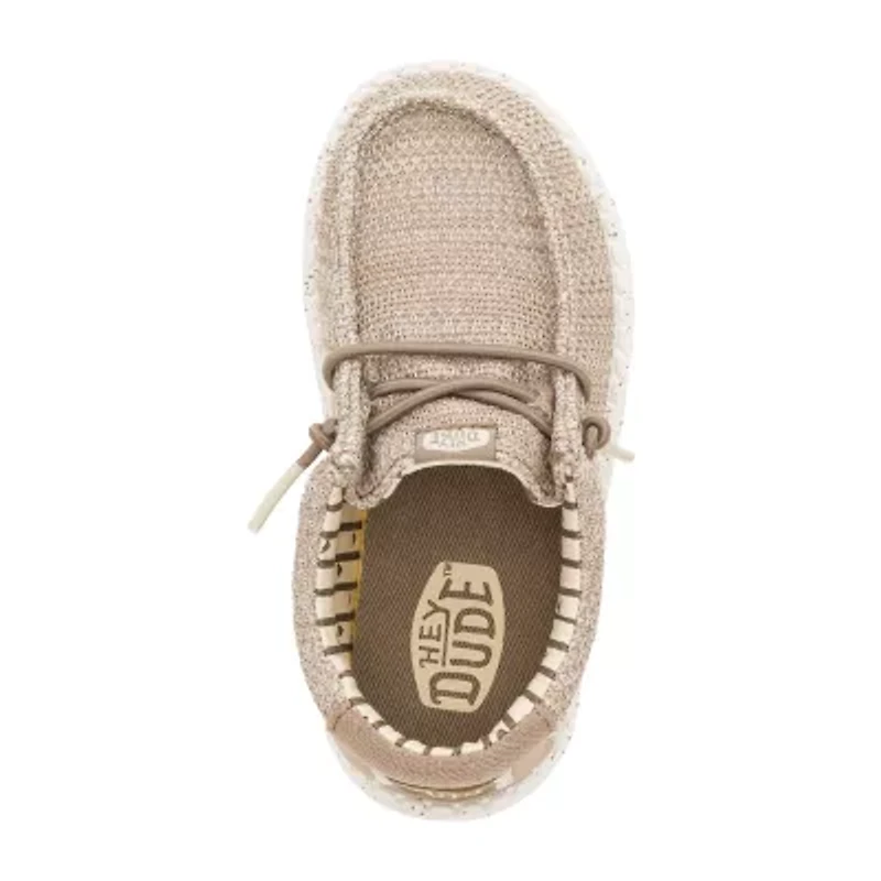 HEYDUDE Wally Stretch Sox Toddler Boys Round Closed Toe Slip-On Shoe