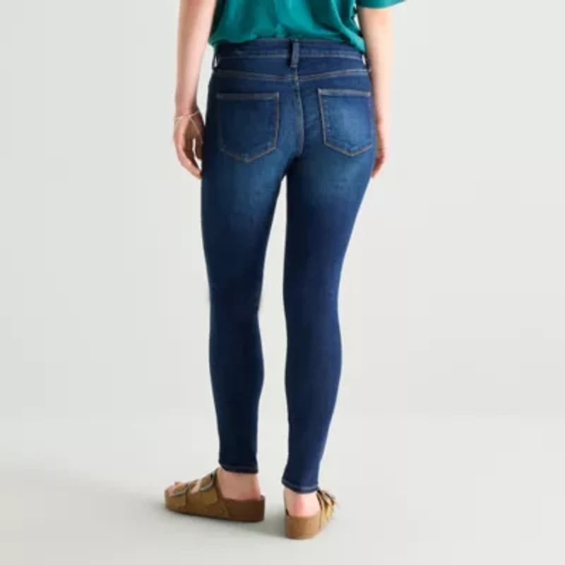 Arizona Womens Juniors Skinny Fit Jean