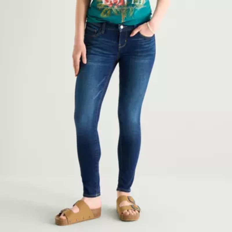 Arizona Womens Juniors Skinny Fit Jean