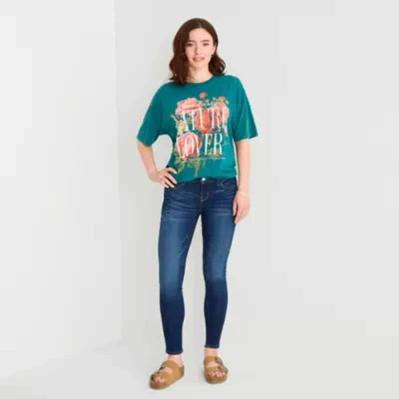 Arizona Womens Juniors Skinny Fit Jean