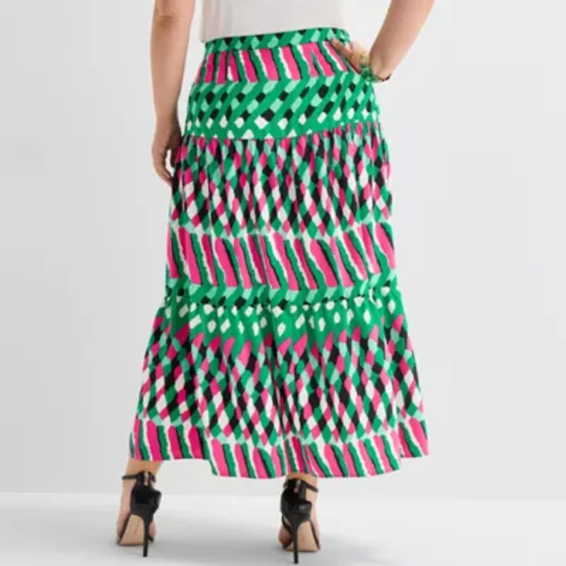 Bold Elements Womens Plus High Waist Skirt