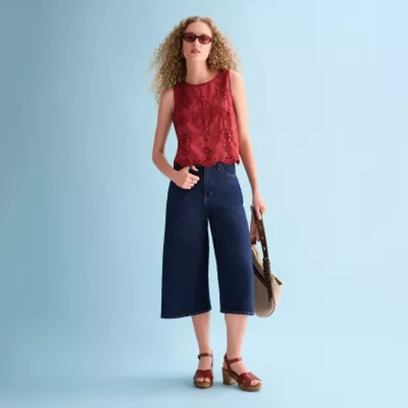 a.n.a Womens Sleeveless Blouse