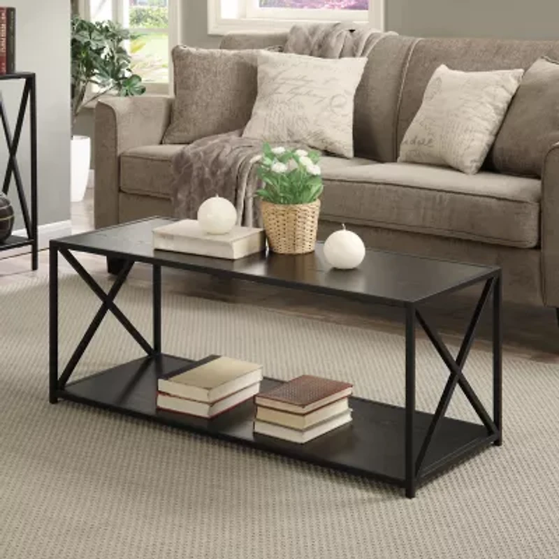 Convenience Concepts Tucson Living Room Collection Storage Coffee Table