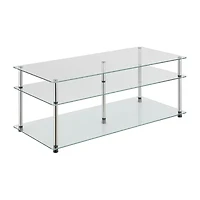 Designs2go Living Room Collection Glass Coffee Table