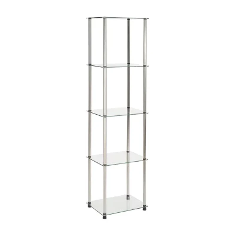Designs2go Living Room Collection Glass End Table