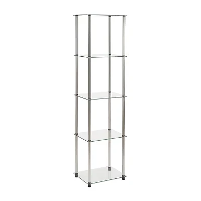 Designs2go Living Room Collection Glass End Table