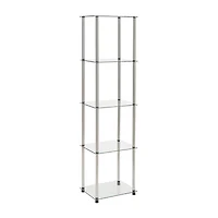 Designs2go Living Room Collection Glass End Table
