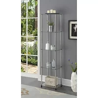 Designs2go Living Room Collection Glass End Table