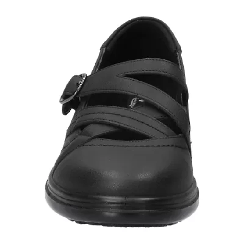 Easy Street Wise Womens Round Mary Jane Shoes