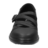 Easy Street Wise Womens Round Mary Jane Shoes