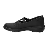 Easy Street Wise Womens Round Mary Jane Shoes