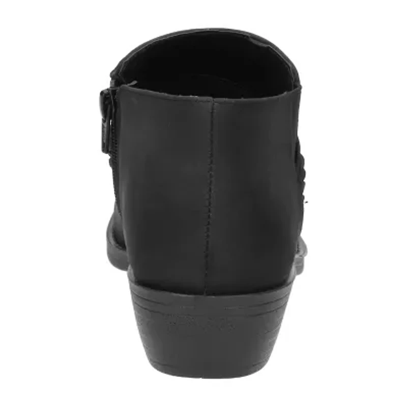 Easy Street Womens Jalia Block Heel Booties