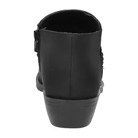 Easy Street Womens Jalia Block Heel Booties