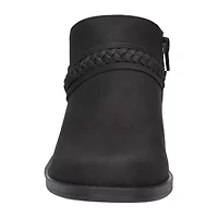 Easy Street Womens Jalia Block Heel Booties