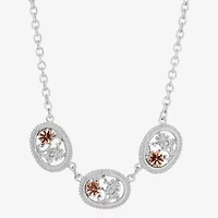 1928 Two-Tone Womens 16 Inch Collar Necklace