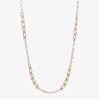 1928 Gold Tone Womens 28 Inch Strand Necklace