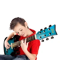Ready Ace 30"Acoustic Guitar Sunburst Blue Musical Instrument