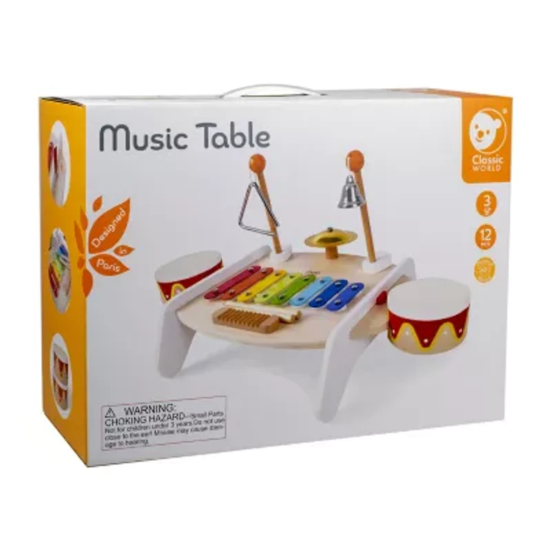 Classic Toys Wooden Music Table
