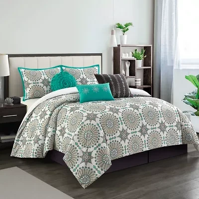 Stratford Park Amina 7-pc. Midweight Comforter Set