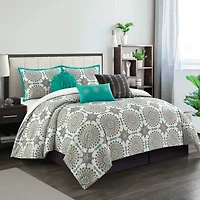 Stratford Park Amina 7-pc. Midweight Comforter Set