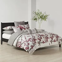 N Natori Cherry Blossom 3pc Comforter Mini Set