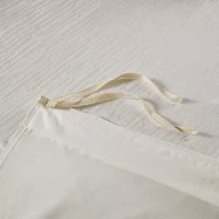 N Natori Hanae Cotton Blend Yarn Dyed 3 Piece Duvet Cover Set