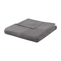 N Natori Hanae Cotton Blend Yarn Dyed 3 Piece Duvet Cover Set