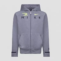 Nike 3BRAND by Russell Wilson Big Kid Boys Long Sleeve Fleece Zipper Active Hoodie