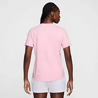 Nike Club Womens Crew Neck Short Sleeve Active T-Shirt