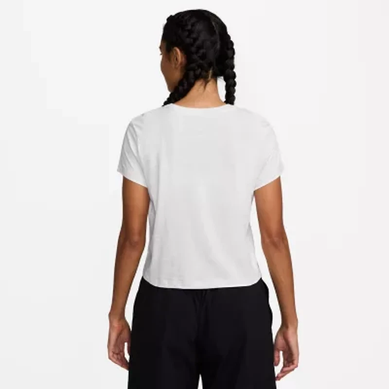 Nike Club Womens Crew Neck Short Sleeve Active T-Shirt