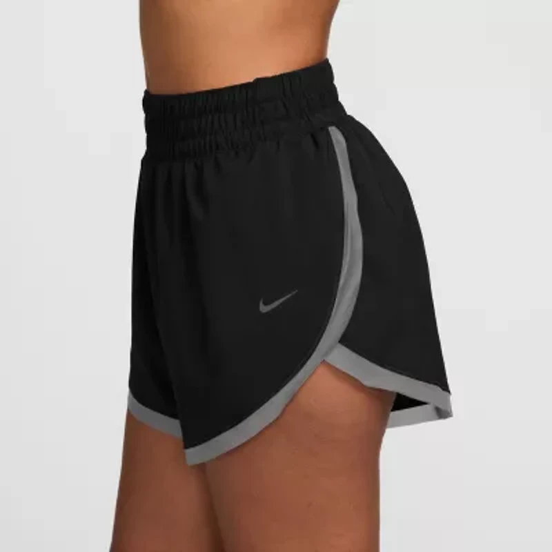 Nike Dri-Fit Juniors Womens High Rise Moisture Wicking Running Short