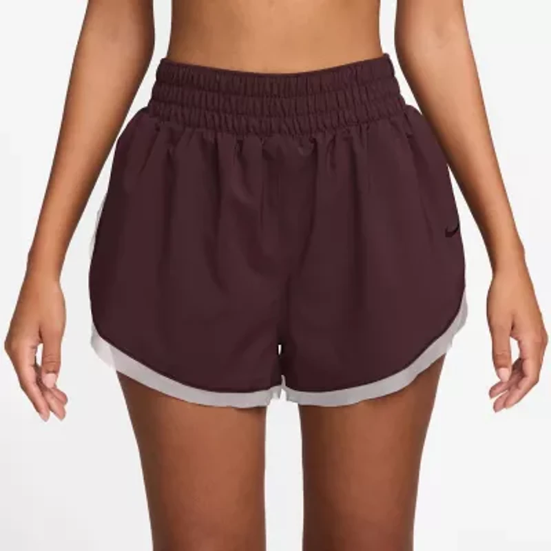 Nike Dri-Fit Juniors Womens High Rise Moisture Wicking Running Short