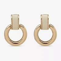 Worthington Gold Tone Womens Drop Earrings