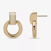 Worthington Gold Tone Womens Drop Earrings