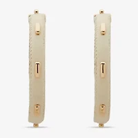 Worthington Gold Tone Womens 50.8mm Hoop Earrings