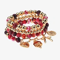 Bijoux Bar Gold Tone Womens 4-pc. Bracelet Set